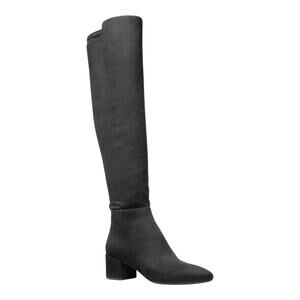 Michael Kors Women's Braden Over The Knee Block Heel Boots Black Size 6 1/2